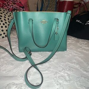 Coach purse - green small size
